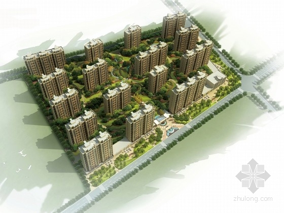 住宅小区绿地规划设计方案资料下载-[西安]低调奢华住宅小区景观规划设计方案
