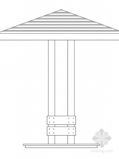 中式六角凉亭CAD资料下载-休憩凉亭施工做法