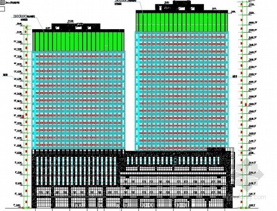 建设工程量索引资料下载-[浙江]2013年大型城市综合体玻璃、石材幕墙工程量清单及详细计算书（计算书78页+CAD102张）