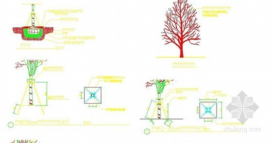 施工图手算工程量资料下载-[江苏]2013年绿化移植工程量清单及施工图