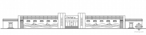 游泳池工程结构资料下载-某学院游泳池工程平面布置建筑施工图