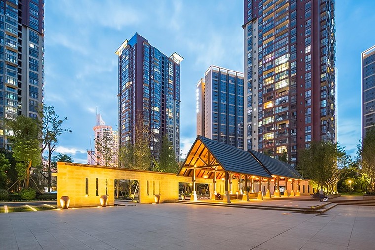 东南亚住宅资料下载-德润朗悦湾东南亚住宅景观