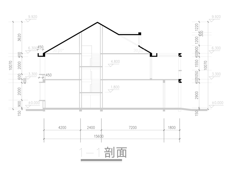 新农村两户双联式独栋别墅建筑施工图-屏幕快照 2019-01-23 上午11.33.20