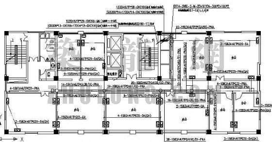 广联达综合3层办公楼模型资料下载-十六层办公楼综合布线设计