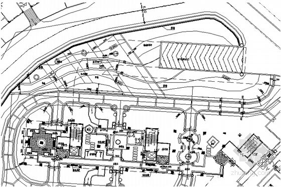 [珠海]亚热带风情商住社区园林景观工程施工图-架空层详图