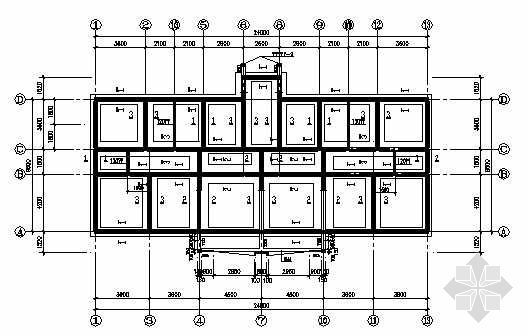 砖混二层小楼图纸资料下载-某六层砖混结构施工图纸