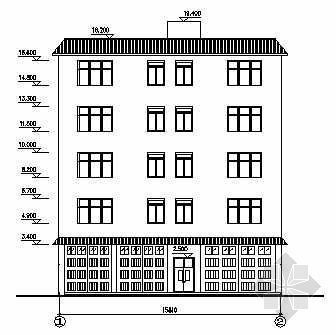 多层住宅楼建筑立面图资料下载-某多层住宅建筑和结构施工图纸
