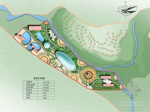 山地温泉度假景观规划资料下载-[杭州]温泉度假村景观规划设计