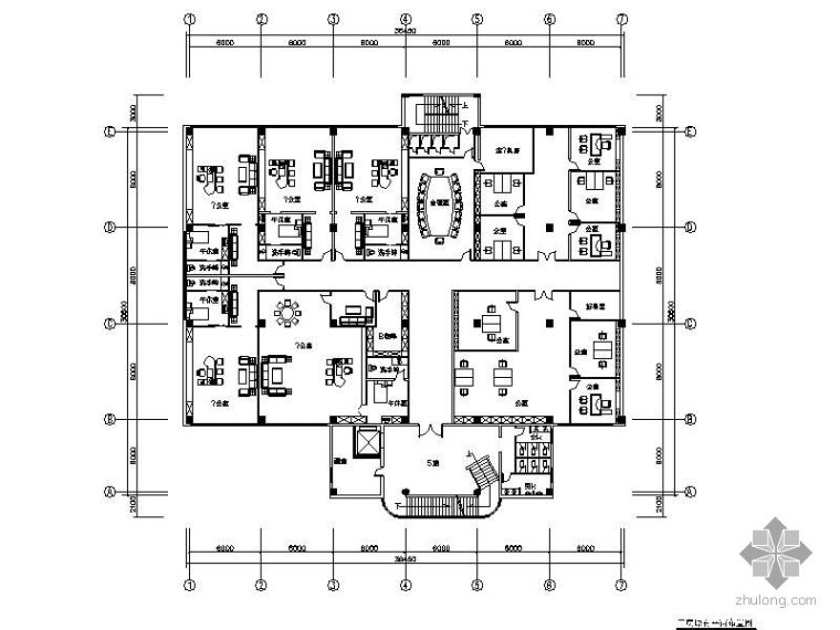 办公楼大厅入口装修图资料下载-[深圳]某国税办公楼施工图