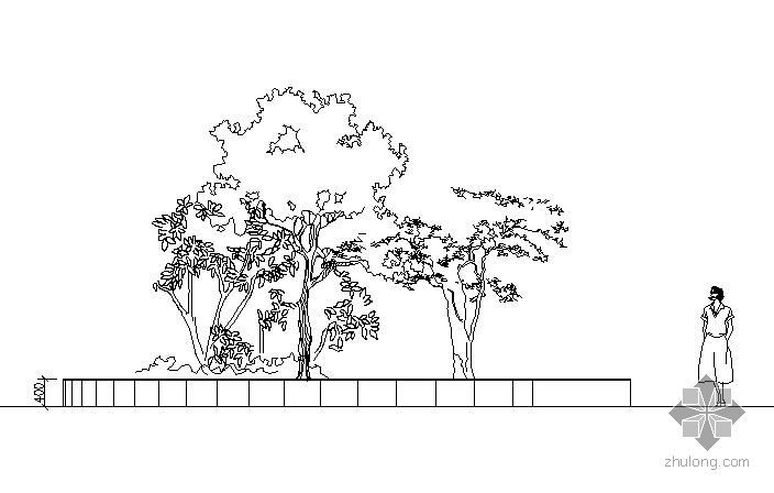 椭圆形吊顶施工图资料下载-椭圆形树池施工大样图