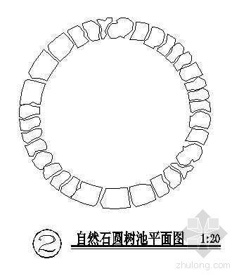 锈钢板树池施工图资料下载-树池坐凳施工图