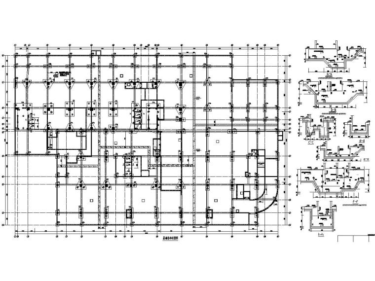 30米跨单层轻钢结构车库资料下载-[浙江]地下单层剪力墙结构地下车库结构施工图（含计算书）