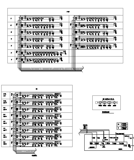 [广东]自贸中心超高层商业办公综合体电气全套施工图含负荷计算书-火灾自动报警系统图