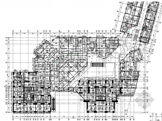 21层住宅建筑施工图资料下载-[湖北]47层商业住宅给排水施工图（9万平）