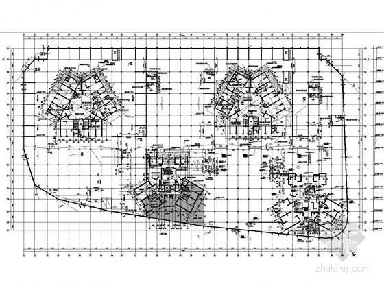 一层框架结构建筑施工图资料下载-[云南]地下车库二层框架结构施工图