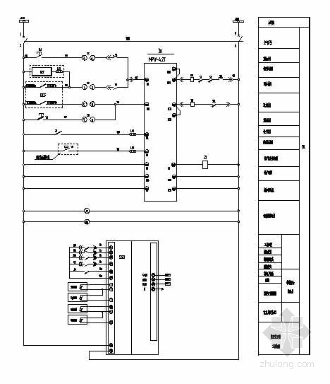 低压二次接线资料下载-低压厂用电源二次电气图纸