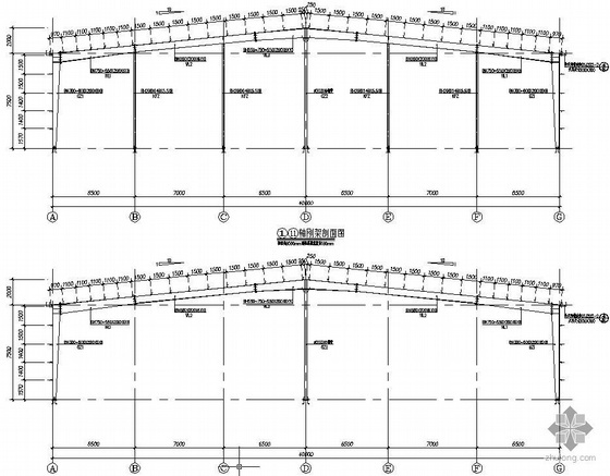 轻型门式钢结构节点图资料下载-某62mX40m单层双坡轻型门式钢结构厂房