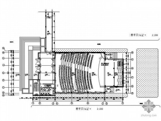 同济大学嘉定校区材料资料下载-同济大学某校区实验剧场设计图（含实景）