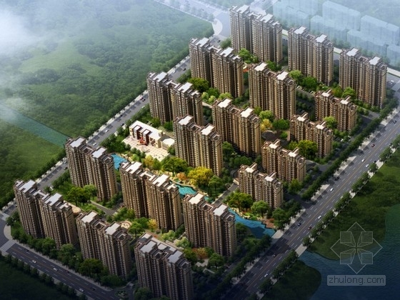 住宅现代高层资料下载-[安徽]现代风格高层住宅区规划及单体方案文本（含CAD 两个方案）