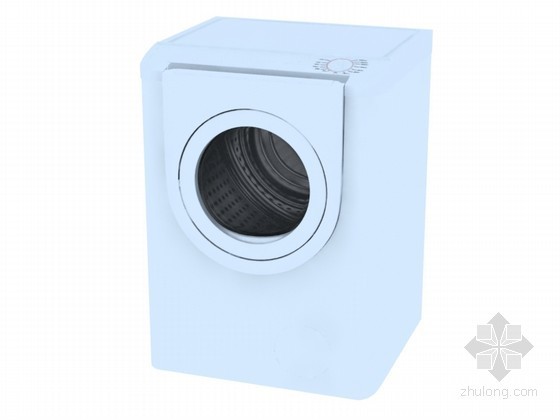 su洗衣机资料下载-时尚滚筒洗衣机3D模型下载