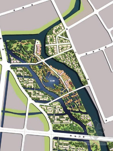 昆山滨河景区规划资料下载-[昆山]城市区域总体景观规划设计方案（一）