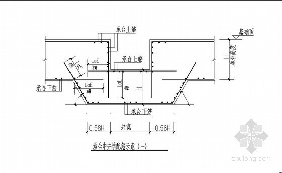 开口煞资料下载-静压预制开口空心方桩基础详图