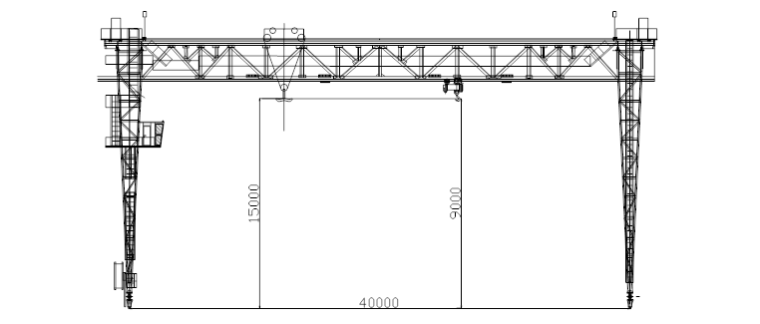80t龙门吊构造图资料下载-50t龙门吊安装施工方案