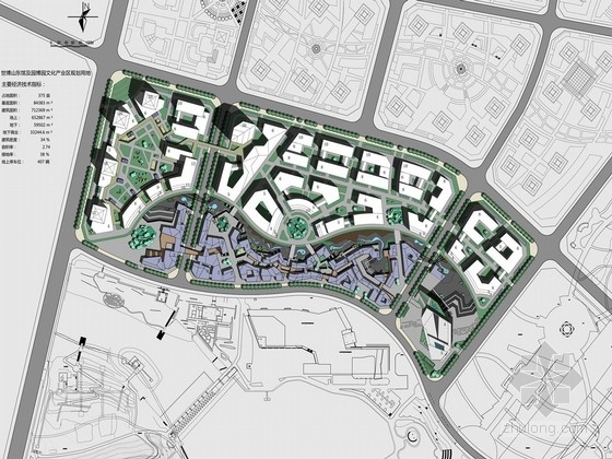 生态产业园景观效果图资料下载-[山东]生态绿芯文化产业园景观规划设计方案