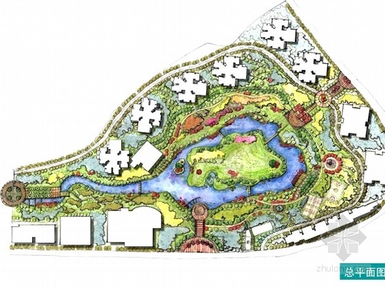 旅游营地公园概念设计资料下载-[重庆]公园景观概念设计方案