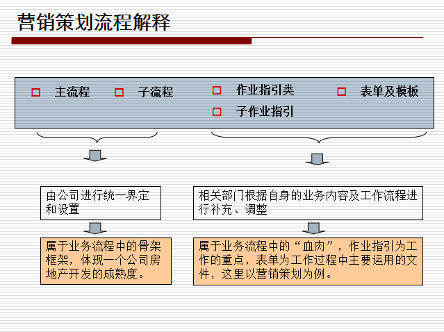 金地房地产开发流程及营销策划-营销策划流程解释