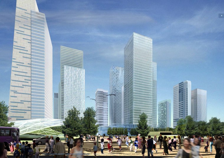 天津滨海新区于家堡商务区设计3