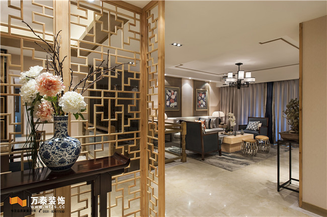中式房子cad资料下载-龙山希思园装修丨中式风格案例分享