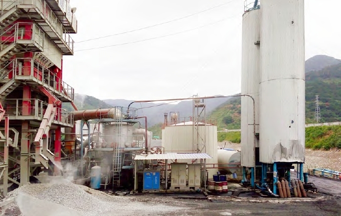 水煤浆气化工艺资料下载-沥青拌和站燃烧装置技术改造粉煤气化炉的应用