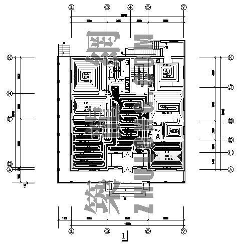 自建住房设计图册资料下载-新疆某高官自建别墅地板辐射采暖设计图