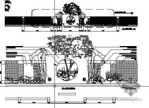 小区次入口景观资料下载-某小区次入口整套图纸