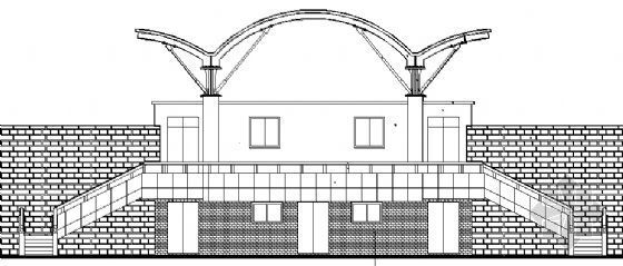 运动场看台主席台资料下载-体育馆主席台建筑施工图