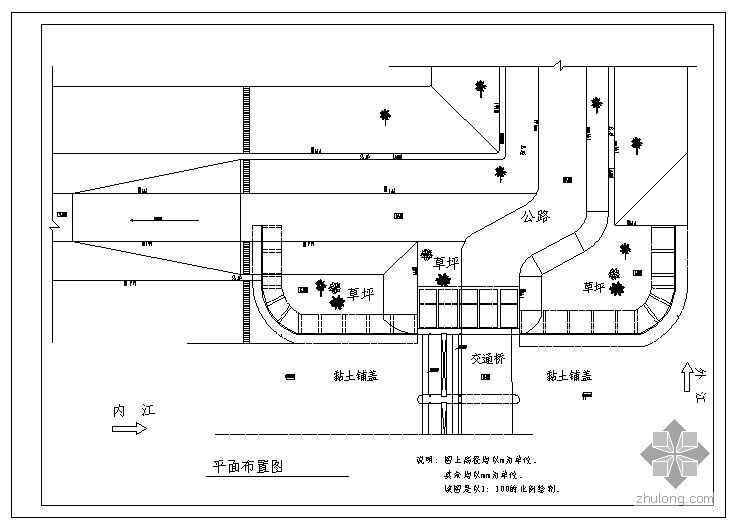 水闸cad图纸资料下载-某水闸工程可行性阶段图纸