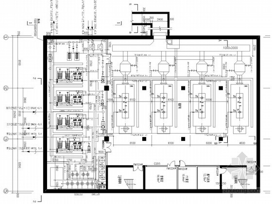 建筑手绘两点透视图资料下载-[北京]燃气锅炉房热力采暖系统设计图（管线透视图）