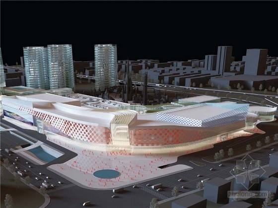 湖南商业建筑设计资料下载-[湖南]现代风格大型超市商业综合体建筑设计方案文本