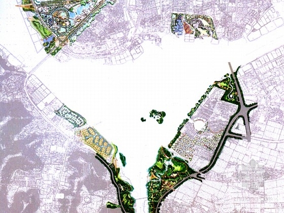 美国独一无二的客房资料下载-[江苏]独一无二湿地水岸公园景观规划设计