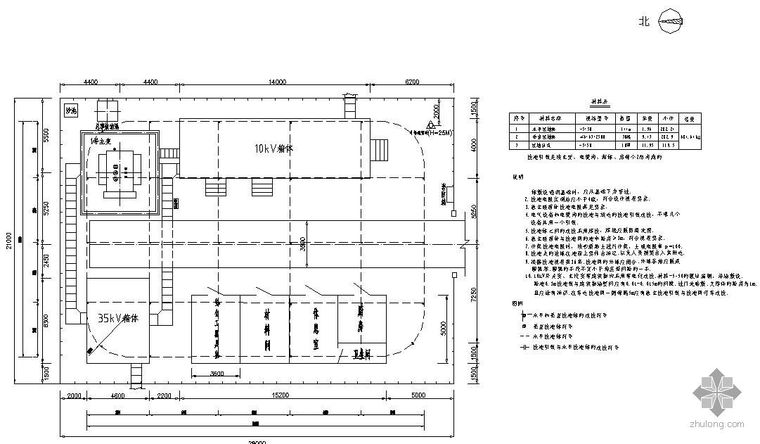 小区采暖二级网平面布置图资料下载-接地网平面布置图