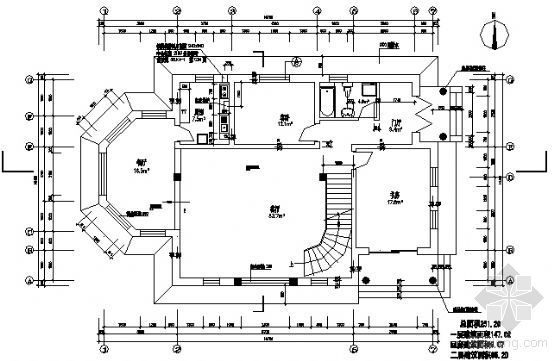 某二层小别墅建筑方案图-3