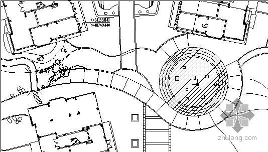 下沉圆形广场施工图资料下载-福建下沉广场施工图