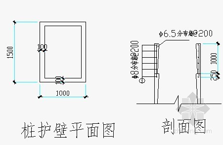 4m挡土墙大样资料下载-[重庆]景观大道桩板式挡土墙施工方案