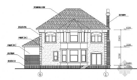 某小型二层别墅建筑方案图05-2