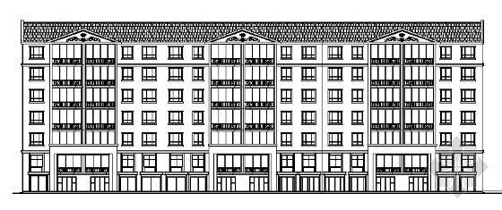 五室三厅装修资料下载-某七层住宅楼建筑施工图