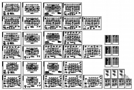 深圳市高层结构图资料下载-某小区高层结构图纸