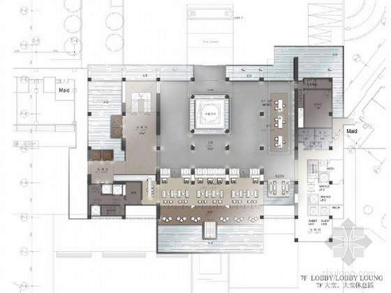 室内设计概念方案文本资料下载-[丽江]某依山傍海幽雅酒店室内设计概念方案