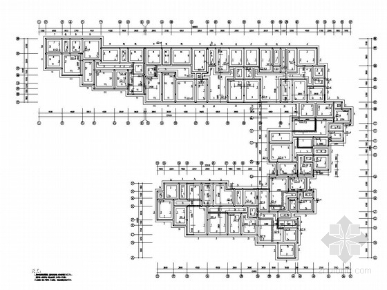 结构施工图表示方法资料下载-六层砖混结构住宅楼结构施工图（平法表示）