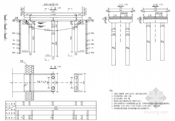 桥搭板设计图资料下载-[PDF]2x10米钢筋砼空心板危桥改造工程设计图（34页）